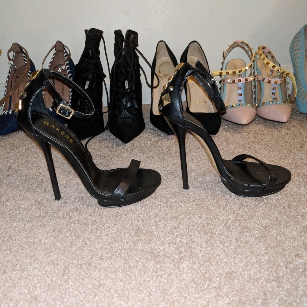 Aldo naked sandal heels